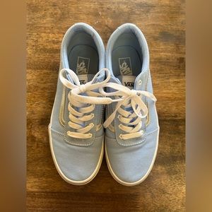 Light blue Vans Missy size 4 / Good condition